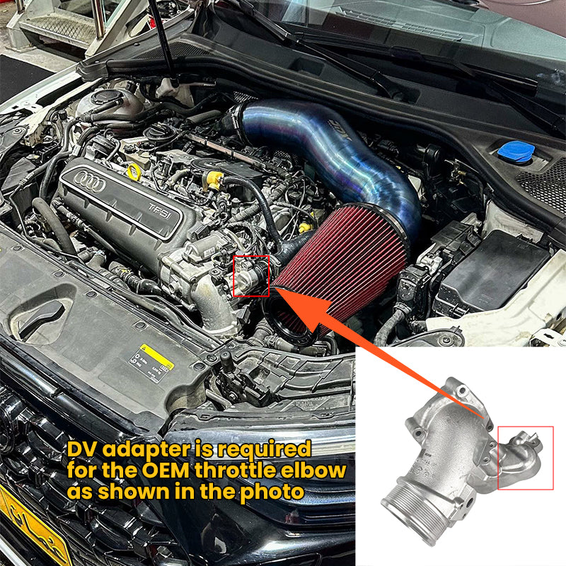 Carica immagine in Galleria Viewer, V3-JDY Titanium Air Intake for Audi TTRS 8S /RS3 8V 8Y