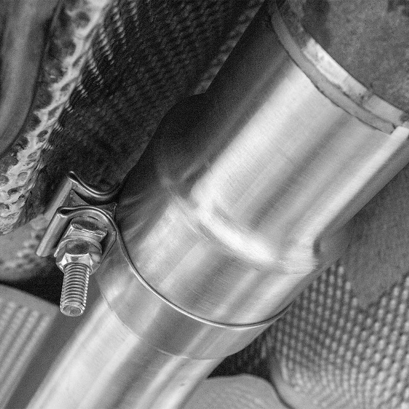 Load image into Gallery viewer, JDY 130mm Catted Downpipe for MQB 2.0TSI