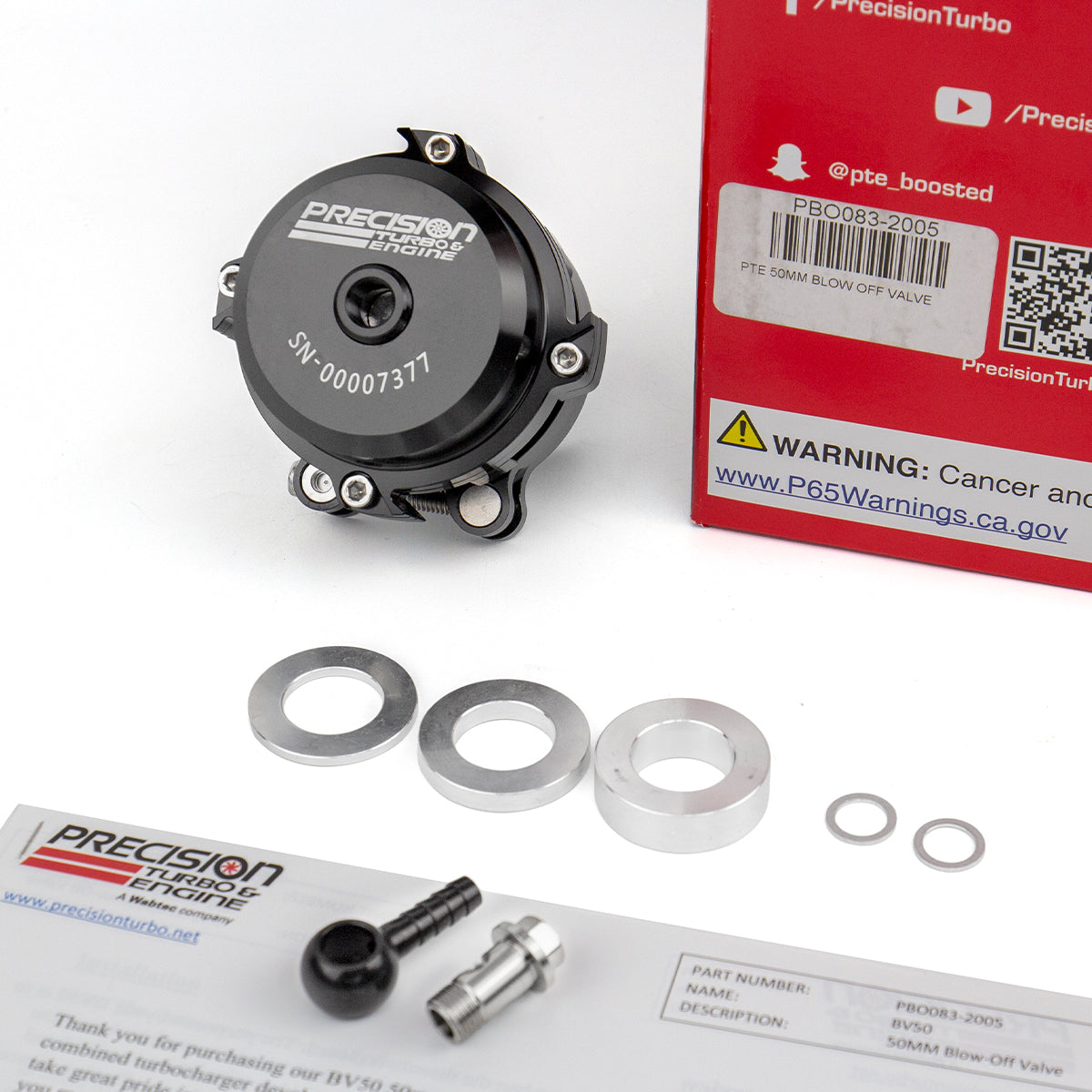 Precision Turbo 50mm Blow-Off Valve (BOV) – JDY Performance