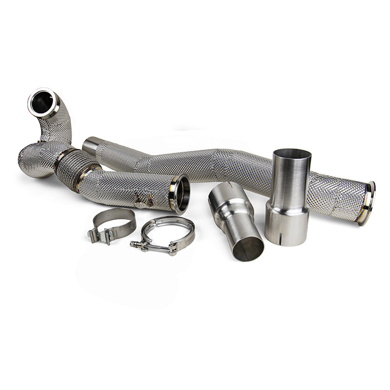 Cargue la imagen en el visor de la galería, JDY 4" Catless Downpipe for 2.0TSI MQB Golf 7/7.5 GTI/R A3/S3 Leon
