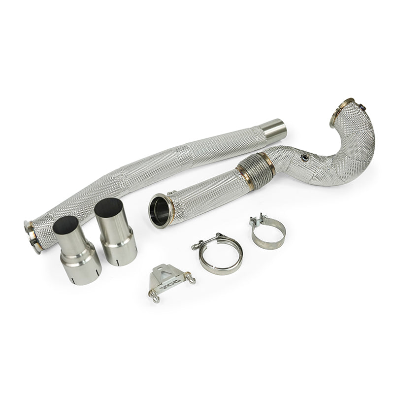 Load image into Gallery viewer, JDY 4" Catless Downpipe for Gen4 MQB Golf 8 GTI/R A3/S3 8Y