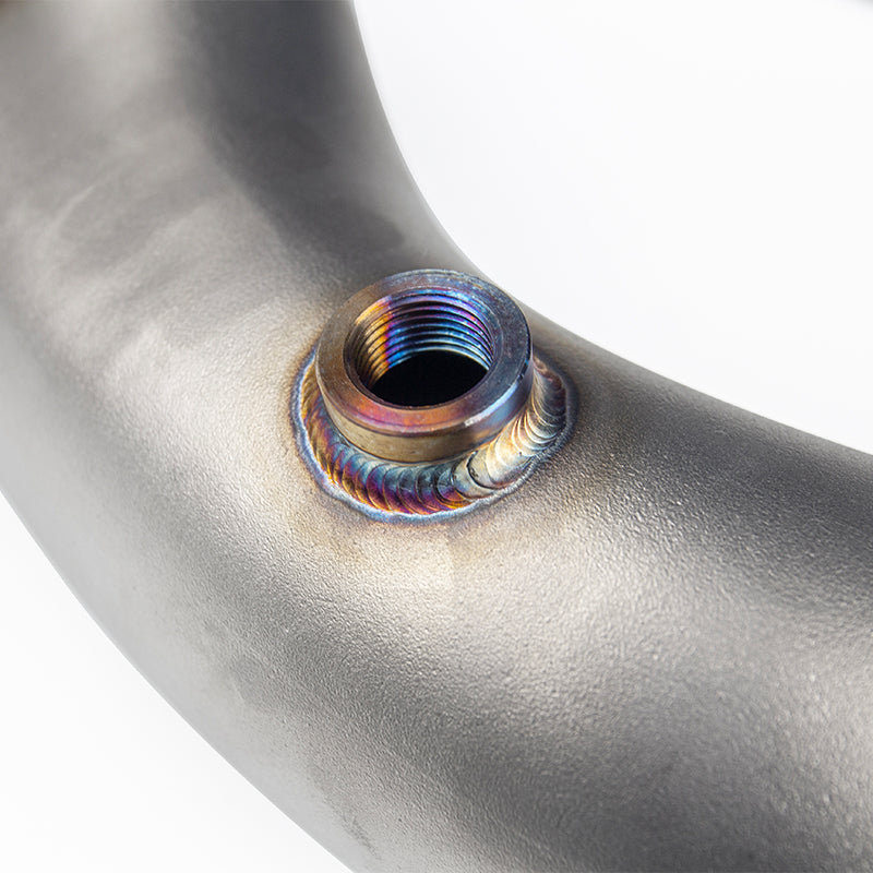 Load image into Gallery viewer, JDY 130mm Catted Downpipe for MQB 2.0TSI