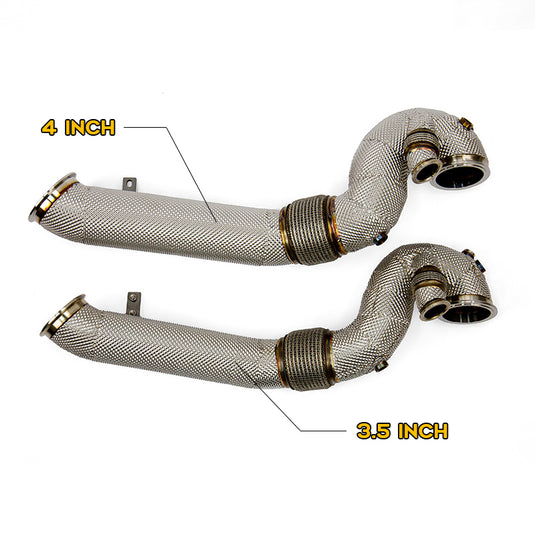 4" Downpipe upgrade for JDY T4 Sized Turbo Kit