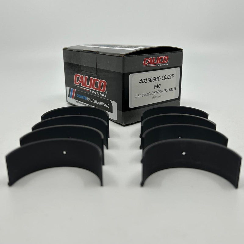 ギャラリービューアに画像をロードする, Audi / VW 1.8L 8v/16v/18T/20v TFSI EA113 Gen1 (with notch) rod bearing set ACL race Calico CT-1 coated 4B1606HC-C-.025 oversize diameter + .025mm