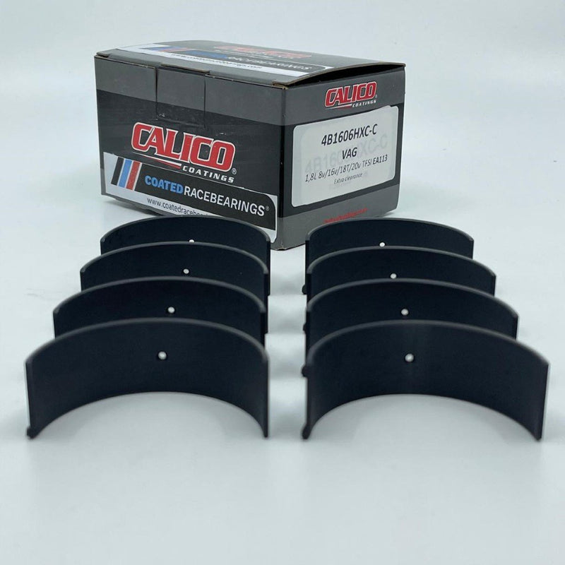 Carica immagine in Galleria Viewer, Audi / VW 1.8L 8v/16v/18T/20v TFSI EA113 Gen1 (with notch) rod bearing set ACL race Calico CT-1 coated 4B1606HXC-C HX-serie with 0.025mm (0.001”) extra clearance