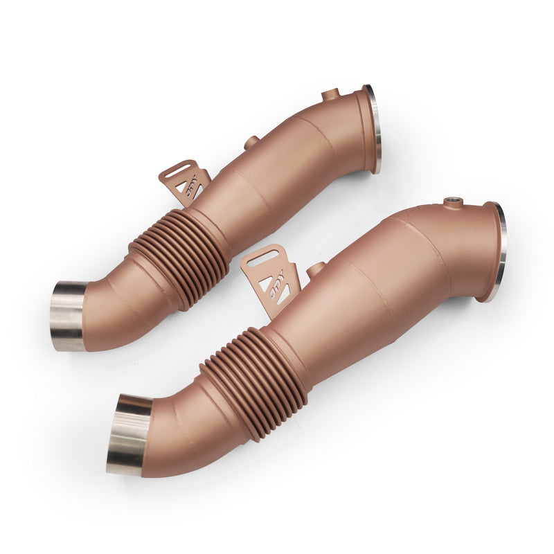 Laden Sie das Bild in Galerie -Viewer, JDY B58 Gen2 Downpipe Ceramic coated