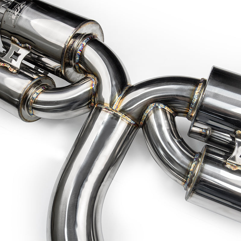 Load image into Gallery viewer, JDY 2.5T RS3/TTRS 8V/8S Racing Stainless Steel Exhaust - Catback