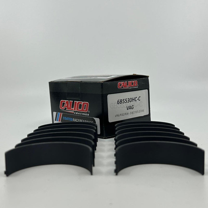 Cargue la imagen en el visor de la galería, CoatedPerformancebearings Calico CT-1 coated ACL race series rod bearing set 6B5530HC-C - Audi / VW VR6/R32/R36 2.8L/2.9L/3.2L/3.6L, Std. Diameter
