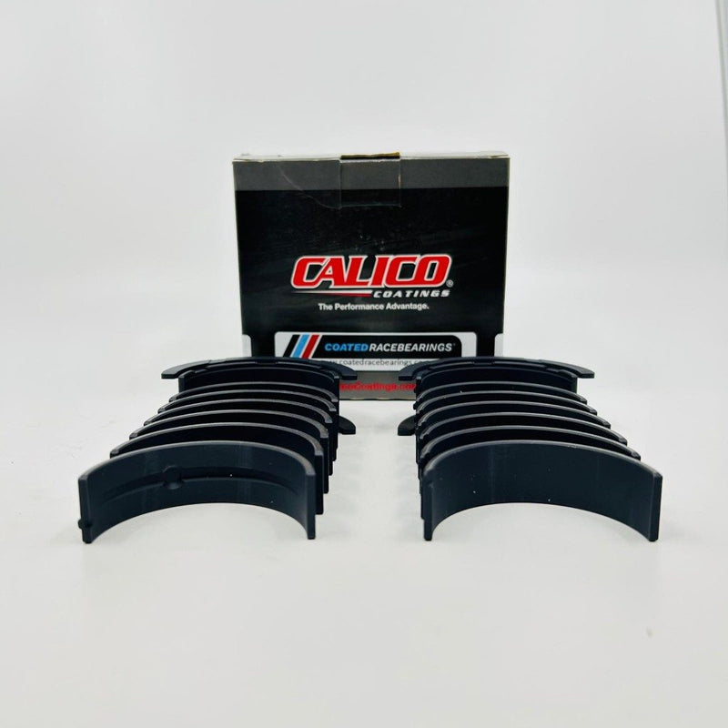 Load image into Gallery viewer, Coatedracebearings Calico CT-1 coated ACL race series main bearing set 7M1558HC-C - BMW S58B30, Std. Diameter