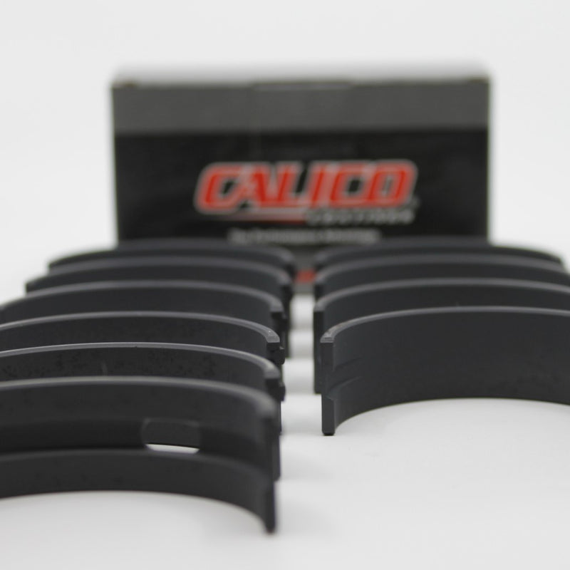 Cargue la imagen en el visor de la galería, Coatedracebearings Calico CT-1 coated ACL race series main bearing set 5M1644HXC-C - Audi & VW 1.8L 8V/16V/18T/20V/TFSI/TSI EA113 (GEN1 ONLY), Std. Diameter, HX-serie with 0.025mm (0.001”) extra clearance