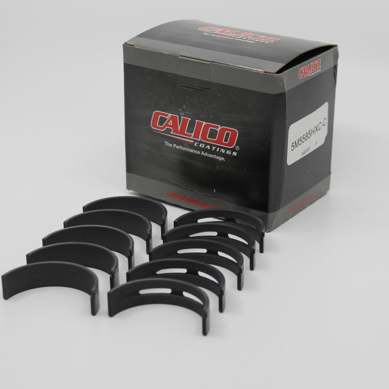 Cargue la imagen en el visor de la galería, Coatedracebearings Calico CT-1 coated ACL race series main bearing set 5M5585HC-C - Audi / VW (VAG) 2.0L TFSI EA888 (Gen3 only) & 1.8L TFSI EA888 engine for 52.00mm crankshaft diameter, Std. Diameter