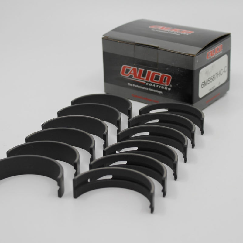 Load image into Gallery viewer, Coatedracebearings Calico CT-1 coated ACL race series main bearing set 6M5587HC-C - Audi / VW 2.5L TFSI RS3 & TTRS, DAZA & DNWA EA855 Evo engines (Gen2), Std. Diameter