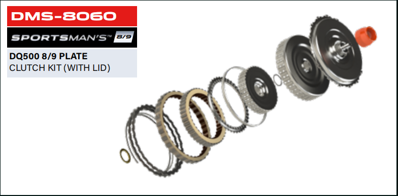 Load image into Gallery viewer, DQ500 Sportsman's 8/9 Clutch Kit (With Lid)