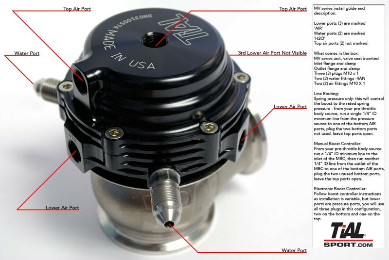 Load image into Gallery viewer, TiAL Sport MVR 44mm Wastegate
