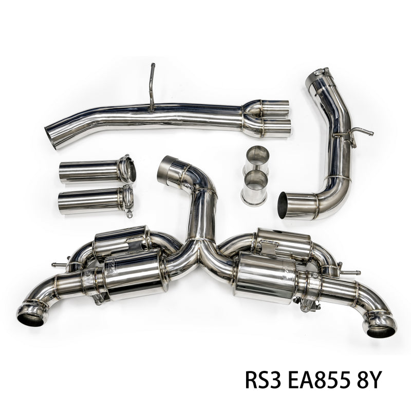 Carica immagine in Galleria Viewer, JDY 2.5T RS3 8Y Racing Stainless Steel Exhaust - Catback

