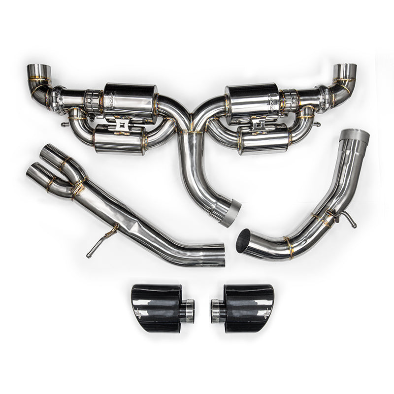 Load image into Gallery viewer, JDY 2.5T RS3/TTRS 8V/8S Racing Stainless Steel Exhaust - Catback
