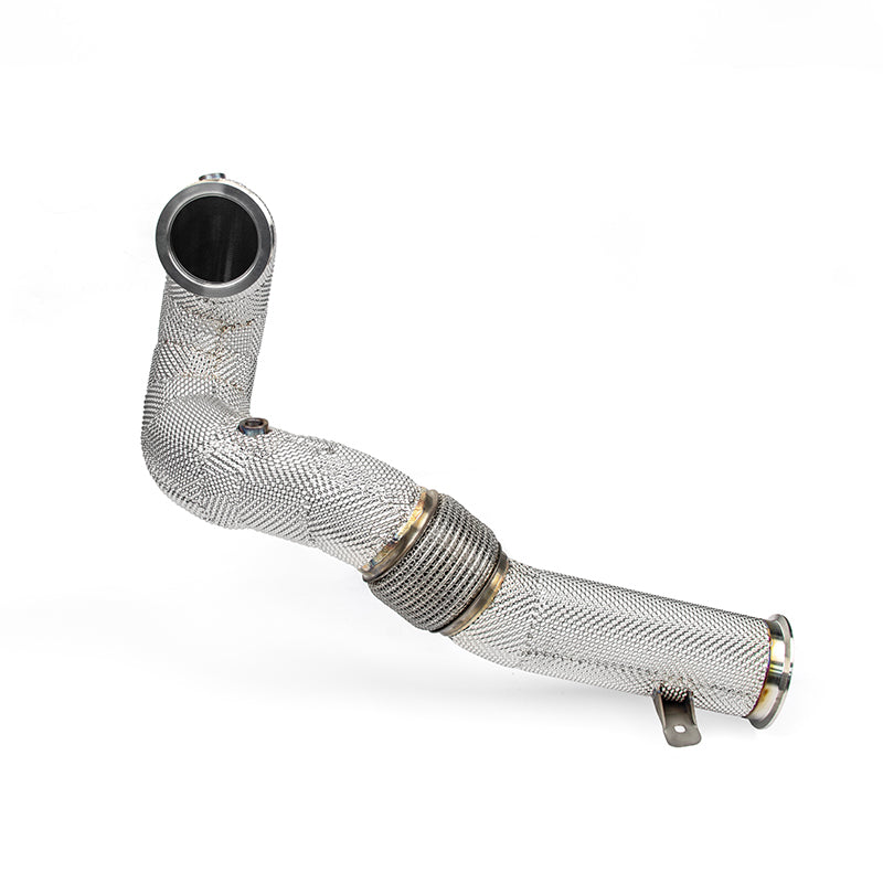 Load image into Gallery viewer, JDY 4&quot; Catless Downpipe for 2.0TSI MQB GOlf 7/7.5 GTI/R A3/S3 Leon
