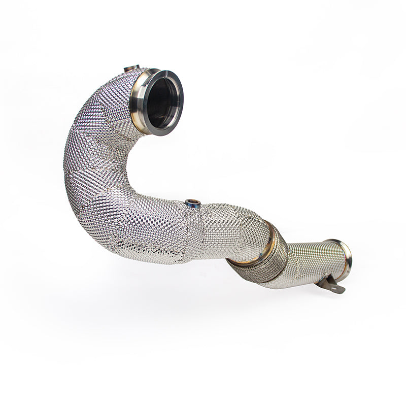 Load image into Gallery viewer, JDY 4&quot; Catless Downpipe for 2.0TSI MQB GOlf 7/7.5 GTI/R A3/S3 Leon
