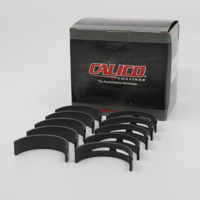 Coatedracebearings Calico CT-1 coated ACL race series main bearing set 5M5585HXC-C - Audi / VW (VAG) 2.0L TFSI EA888 (Gen3 only) & 1.8L TFSI EA888 engine for 52.00mm crankshaft diameter, Std. Diameter, HX-serie with 0.025mm (0.001”) extra clearance