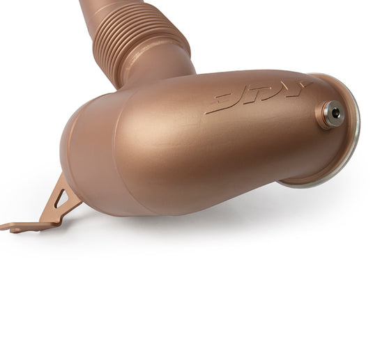 JDY 130mm catted Downpipe for MQB EVO 2.0TSI