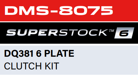 DQ381 Superstock 6 Kupplungssatz
