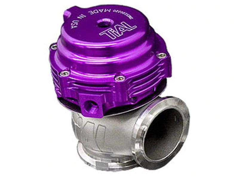 Load image into Gallery viewer, TiAL MVS 38mm External Wastegate V-Band - Red, Purple, Silver, Blue
